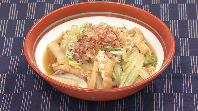 ひき肉と白菜のしょうゆ煮