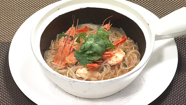 エビと春雨の沙茶醬煮込み